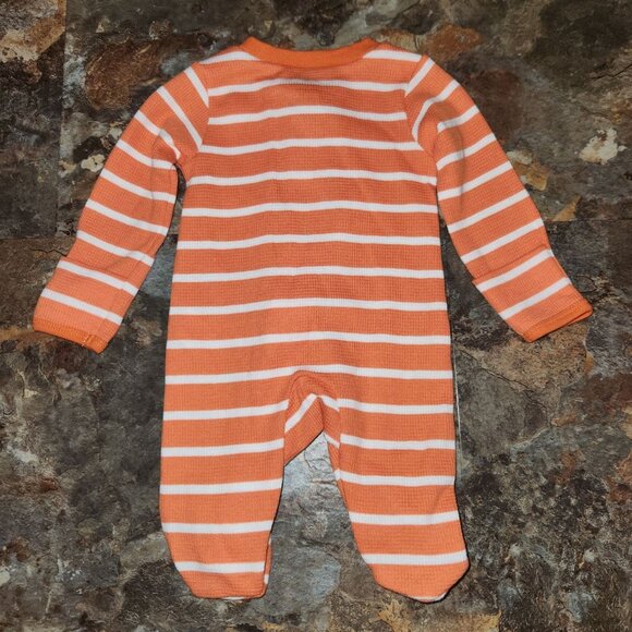 Carters Baby Pumpkin One Piece Romper - Size Newborn - NWT - Picture 2 of 3